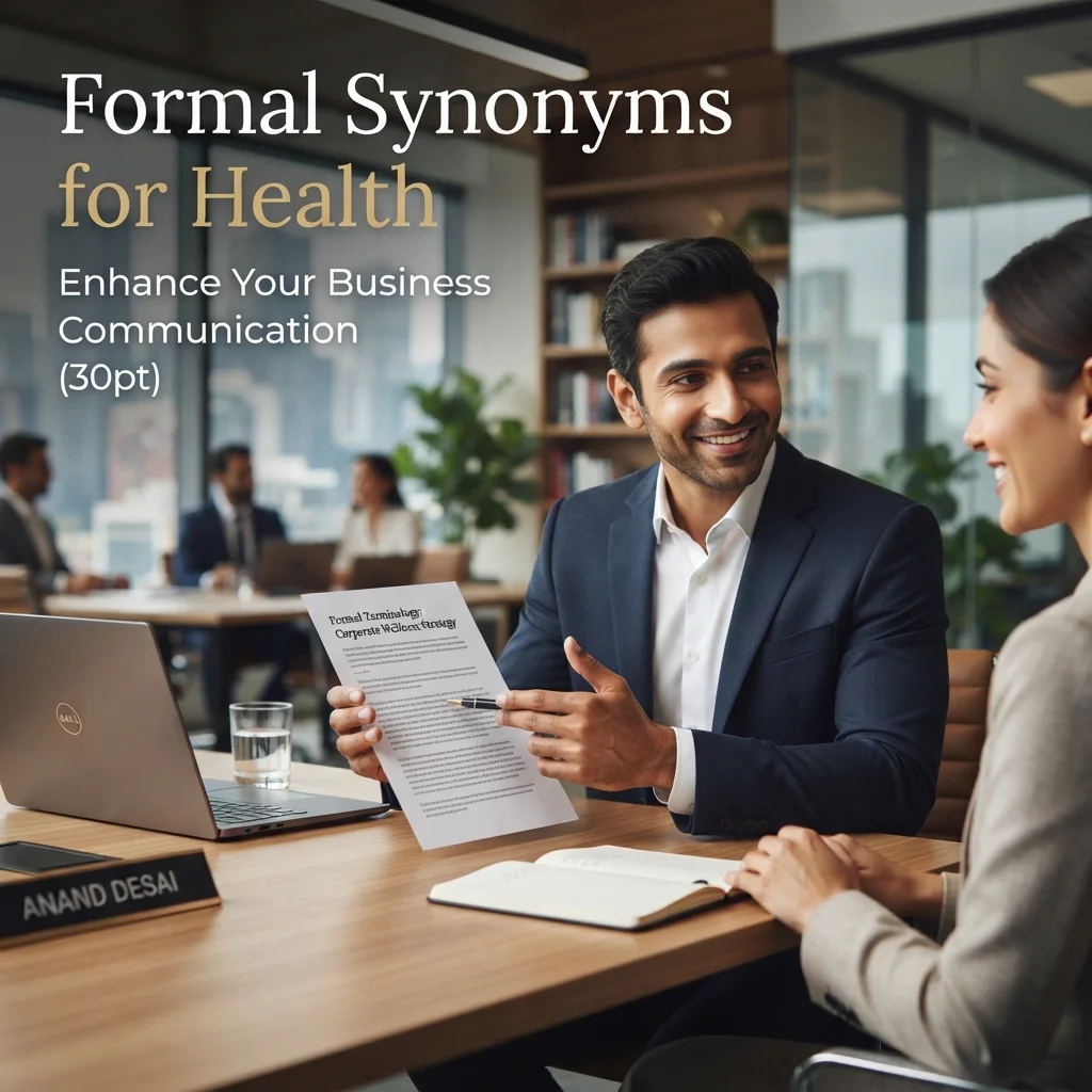 Formal synonyms for health, including well-being, physical condition, wellness, and soundness